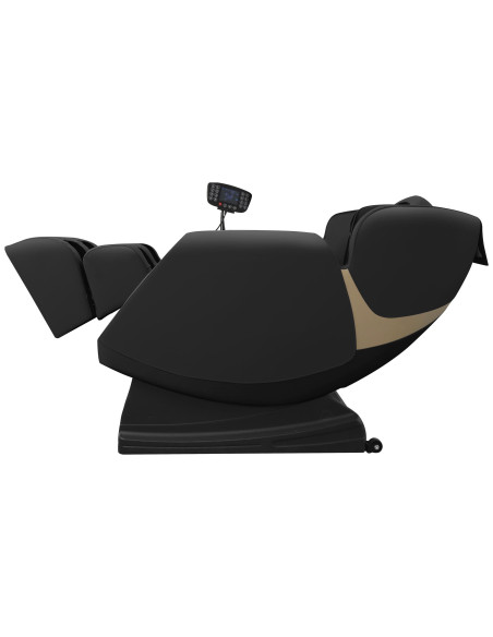 SOLARIA  fotel wypoczynkowy z funkcją masażu i podgrzewania, czarny