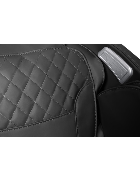 SOLARIA  fotel wypoczynkowy z funkcją masażu i podgrzewania, czarny