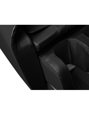 SOLARIA  fotel wypoczynkowy z funkcją masażu i podgrzewania, czarny