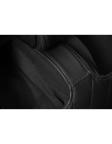 SOLARIA  fotel wypoczynkowy z funkcją masażu i podgrzewania, czarny