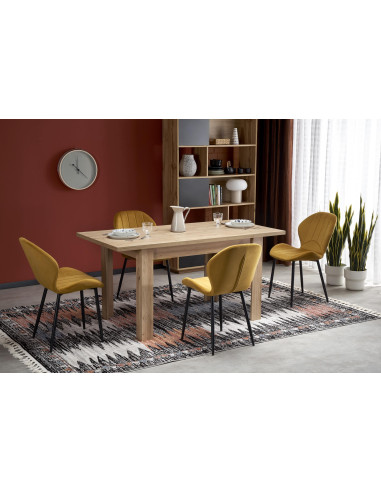 BAGIO Stół Rozkładany 120-160/80 cm Dąb Artisan | Elegancja i Funkcjonalność