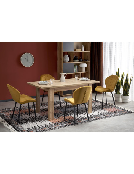 BAGIO Stół Rozkładany 120-160/80 cm Dąb Artisan | Elegancja i Funkcjonalność