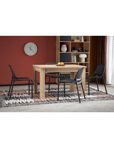 BAGIO Stół Rozkładany 120-160/80 cm Dąb Artisan | Elegancja i Funkcjonalność