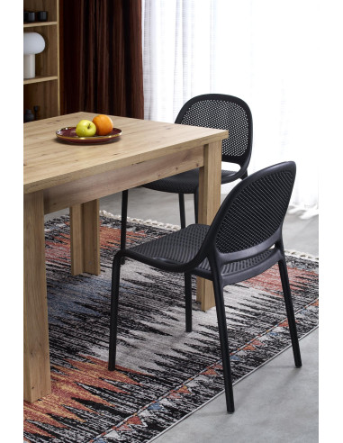 BAGIO Stół Rozkładany 120-160/80 cm Dąb Artisan | Elegancja i Funkcjonalność