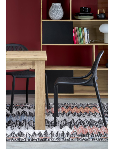 BAGIO Stół Rozkładany 120-160/80 cm Dąb Artisan | Elegancja i Funkcjonalność