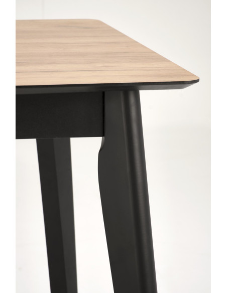 GULIAN Stół Rozkładany 140-180 cm Dąb Wotan Nogi Stalowe | Elegancki Styl