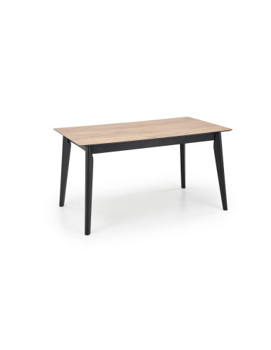 GULIAN Stół Rozkładany 140-180 cm Dąb Wotan Nogi Stalowe | Elegancki Styl