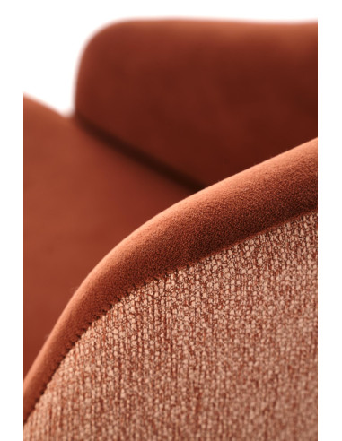 MALAGA Krzesło Cynamonowe, Obracane 180°, Drewniane Nogi | Wygoda i Szyk