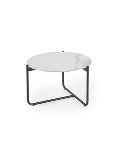 ACUNA ława blat biały marmur