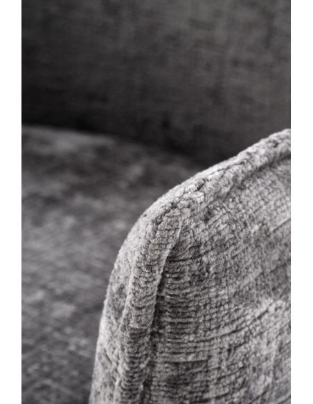 K559 Krzesło Popielate | Tapicerowane, Nogi Czarne | Zgrabne i Wygodne