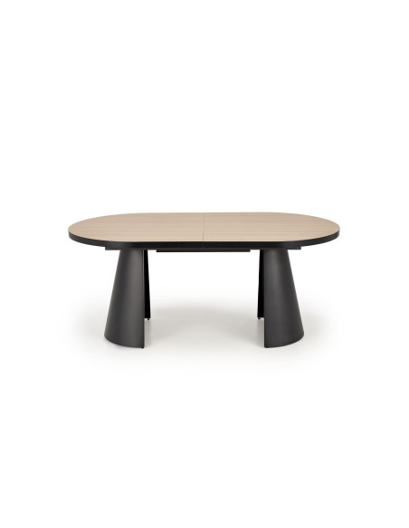 GIACOMO | Owalny Stół Rozkładany 180-240 cm Na Dwóch Kolumnowych Nogach