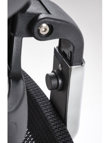 MASON Fotel Gabinetowy Czarny | Regulowane Podłokietniki i Zagłówek