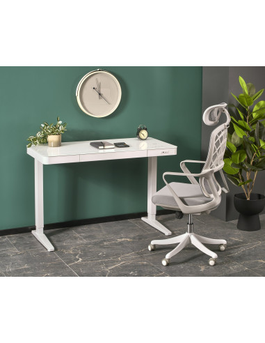 B52  biurko biurko z funkcją regulacji wysokości,  biały