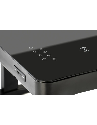 B52  biurko biurko z funkcją regulacji wysokości,  czarny