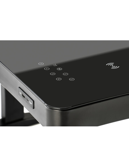 B52  biurko biurko z funkcją regulacji wysokości,  czarny