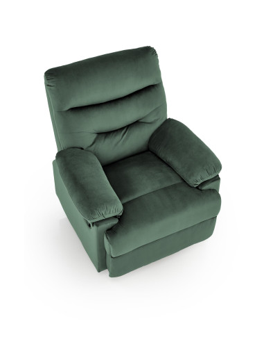 DRAGER Fotel Wypoczynkowy Rozkładany C.Zielony - Komfort i Funkcjonalność