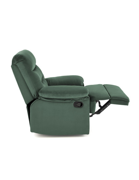 DRAGER Fotel Wypoczynkowy Rozkładany C.Zielony - Komfort i Funkcjonalność