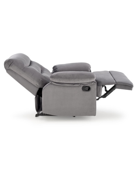 DRAGER Fotel Wypoczynkowy Rozkładany Popielaty - Komfort i Funkcjonalność