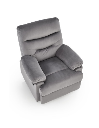 DRAGER Fotel Wypoczynkowy Rozkładany Popielaty - Komfort i Funkcjonalność