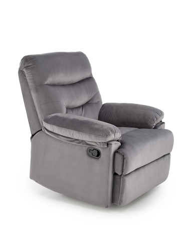 DRAGER Fotel Wypoczynkowy Rozkładany Popielaty - Komfort i Funkcjonalność