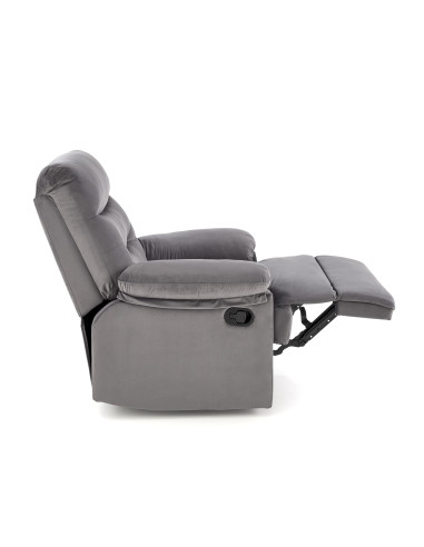 DRAGER Fotel Wypoczynkowy Rozkładany Popielaty - Komfort i Funkcjonalność