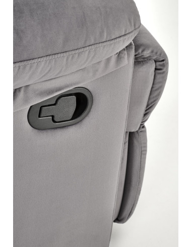 DRAGER Fotel Wypoczynkowy Rozkładany Popielaty - Komfort i Funkcjonalność