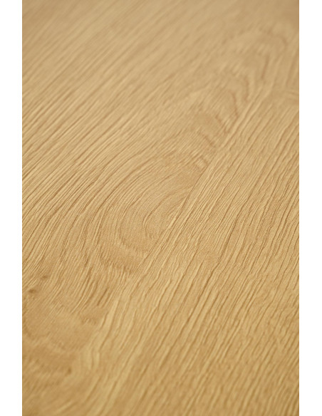 EDGAR Stół Okrągły Fi100/76 cm, Dąb Złoty / Czarny | Podstawa Czarna