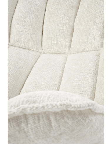 FOFANA fotel wypoczynkowy kremowy