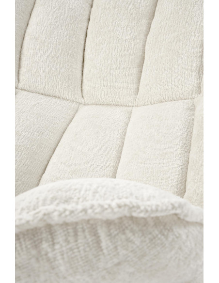 FOFANA fotel wypoczynkowy kremowy