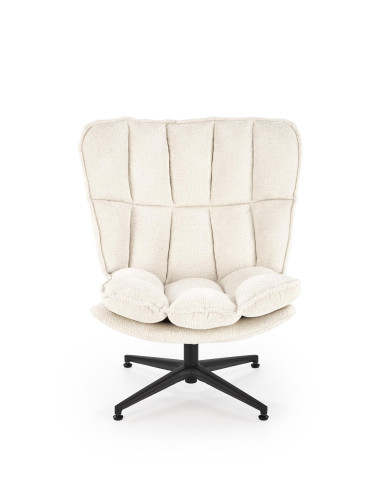 FOFANA fotel wypoczynkowy kremowy