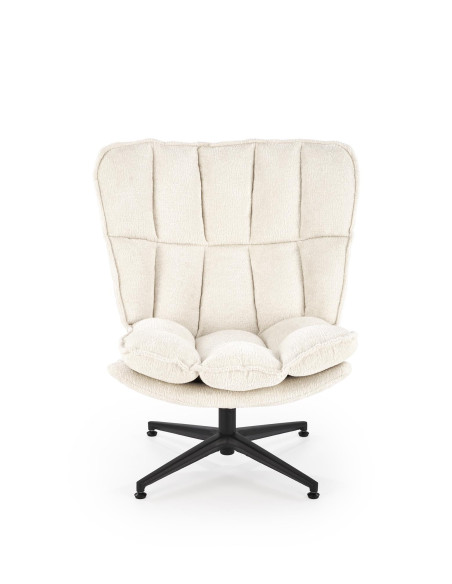 FOFANA fotel wypoczynkowy kremowy