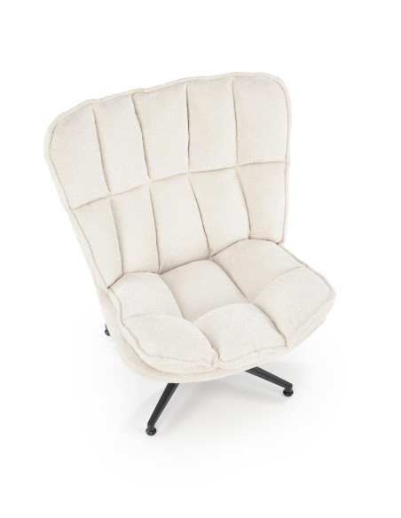 FOFANA fotel wypoczynkowy kremowy