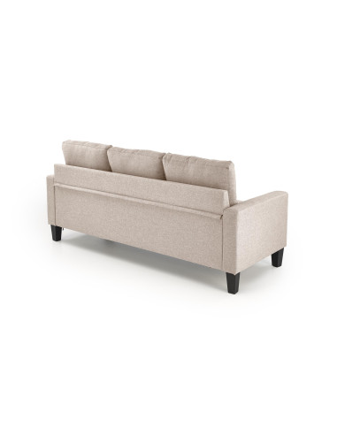GERSON Sofa z Podnóżkiem Beżowa | Kompaktowa Wygoda i Elegancka Forma
