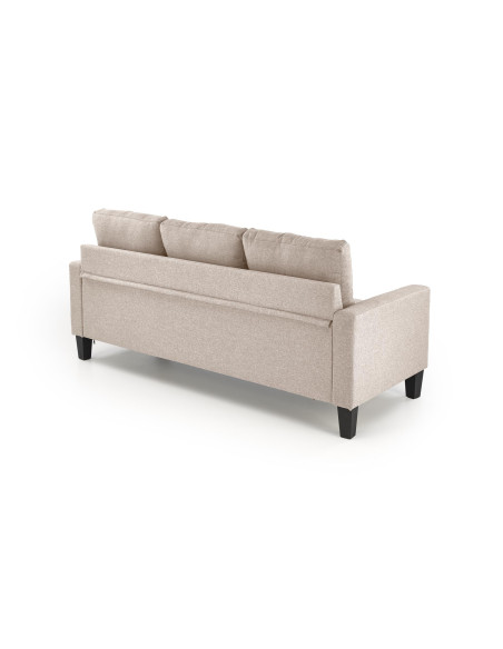 GERSON Sofa z Podnóżkiem Beżowa | Kompaktowa Wygoda i Elegancka Forma