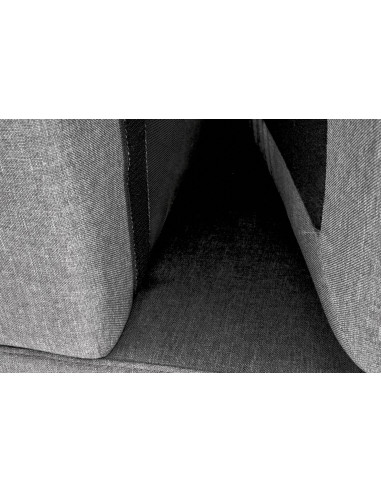 GERSON Sofa z Podnóżkiem Popielata | Kompaktowa Wygoda, Elegancki Styl