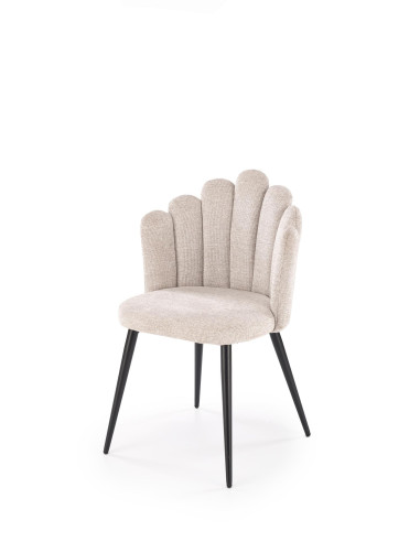 K552 Krzesło Beżowe | Tkanina DIOSA, Kubełkowe Oparcie, Regulowane Stopki