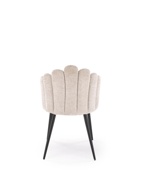 K552 Krzesło Beżowe | Tkanina DIOSA, Kubełkowe Oparcie, Regulowane Stopki