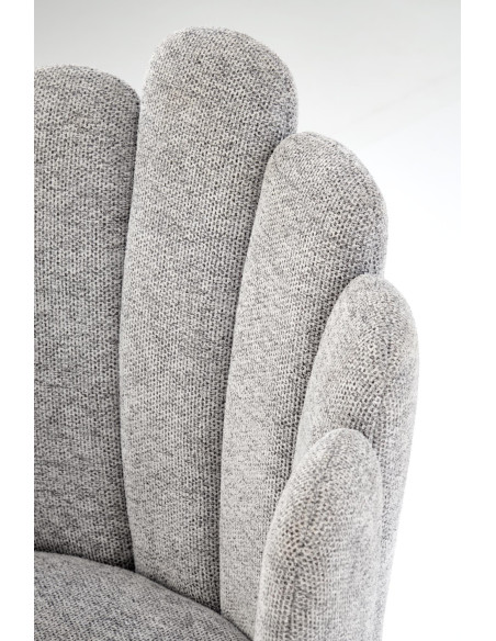 K552 Krzesło Popiel | Tkanina DIOSA, Kubełkowe Oparcie, Regulowane Stopki