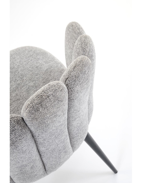 K552 Krzesło Popiel | Tkanina DIOSA, Kubełkowe Oparcie, Regulowane Stopki