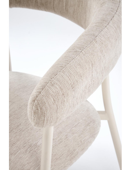 K557 Krzesło Jasno-Beżowe - Elegancki Design i Subtelne Wykończenie