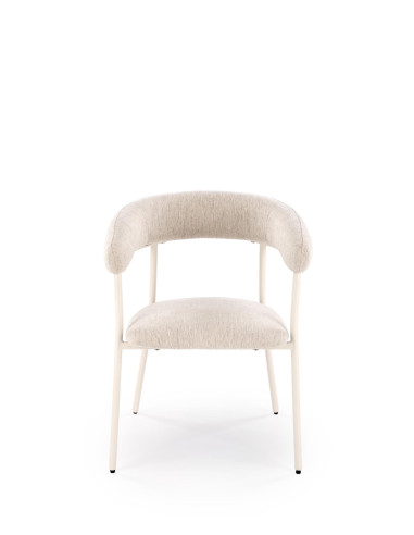 K557 Krzesło Jasno-Beżowe - Elegancki Design i Subtelne Wykończenie