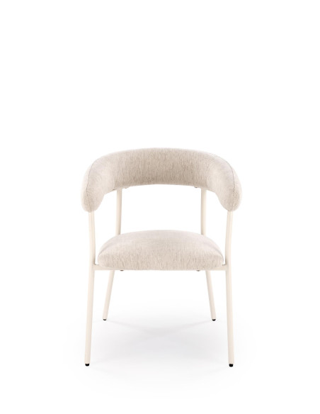K557 Krzesło Jasno-Beżowe - Elegancki Design i Subtelne Wykończenie