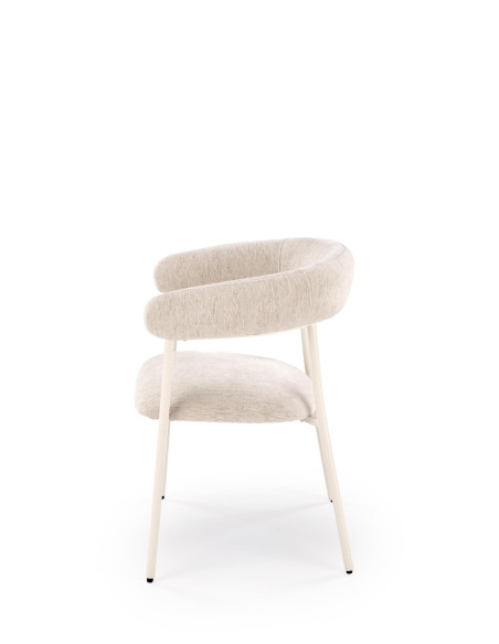 K557 Krzesło Jasno-Beżowe - Elegancki Design i Subtelne Wykończenie