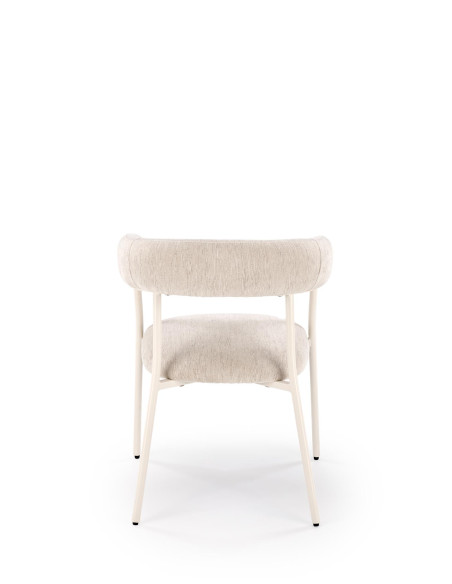 K557 Krzesło Jasno-Beżowe - Elegancki Design i Subtelne Wykończenie