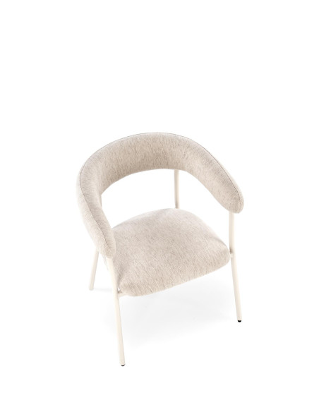 K557 Krzesło Jasno-Beżowe - Elegancki Design i Subtelne Wykończenie