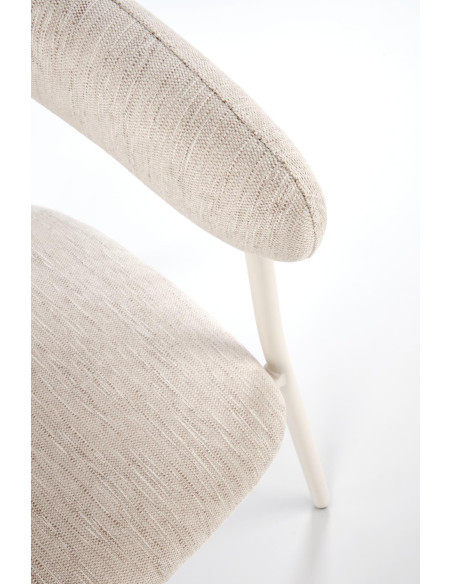 K557 Krzesło Jasno-Beżowe - Elegancki Design i Subtelne Wykończenie
