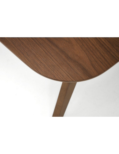 MIGUEL Stół 160/90/75/131 cm Drewniany Orzechowy Design | Rodzinne Centrum