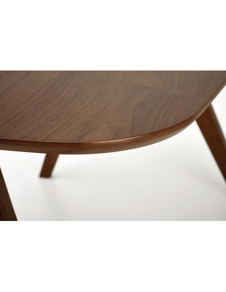 MIGUEL Stół 160/90/75/131 cm Drewniany Orzechowy Design | Rodzinne Centrum