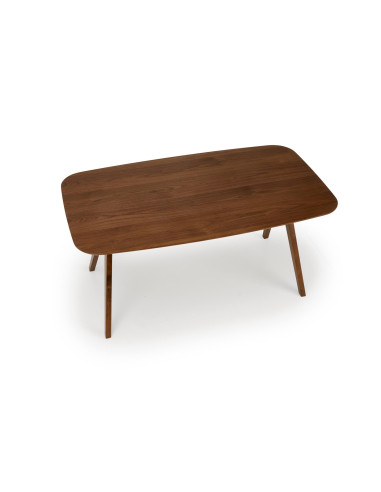 MIGUEL Stół 160/90/75/131 cm Drewniany Orzechowy Design | Rodzinne Centrum