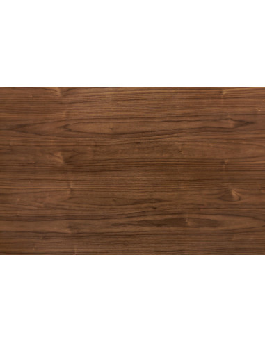 PEDRO Stół 160/90/75 cm Blat Orzechowy Nogi Czarne Drewniane Profilowane